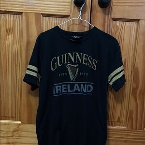 Guinness Black and Gold Short Sleeve Tee